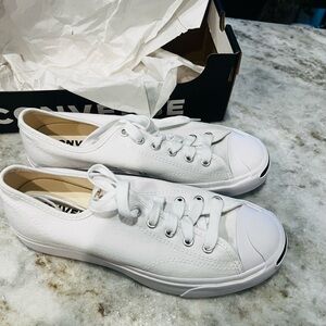 NWT Jack Purcell Classic White Canvas Sneakers